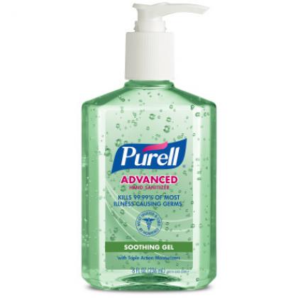 8OZ PURELL ALOE SANITISER