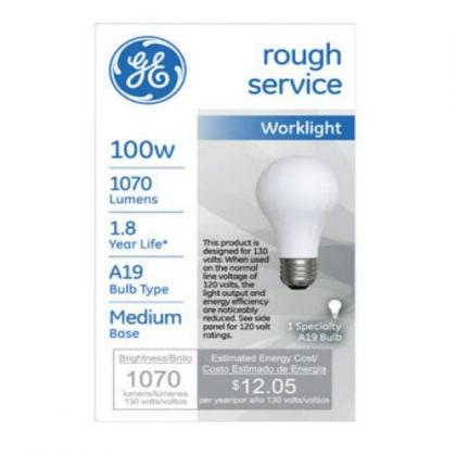 100W ROUGH SERVICE BULBS