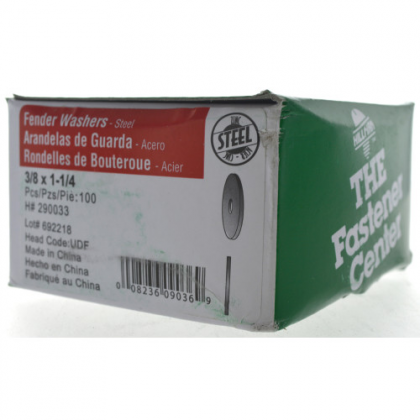 FENDER WASH 3/8 X 1-1/4  100/BOX