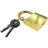 SOLID BRASS PADLOCK 11/2