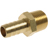 3/8IDX1/2NPT BRASS HOSE BARB