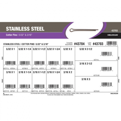 ASST LABEL SET 43703