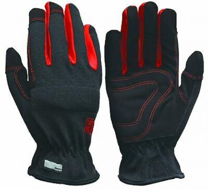 GLOVES LTHR PALM 3PK LG