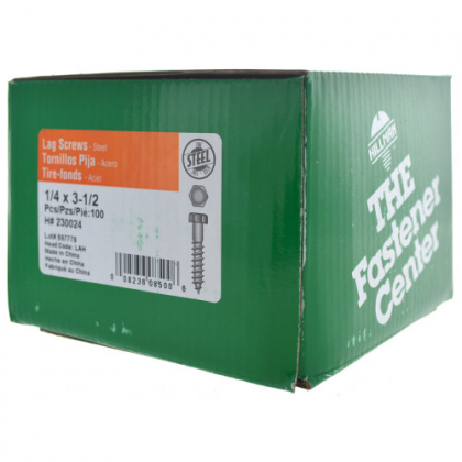 1/4X31/2 HLB2   (100/BOX)